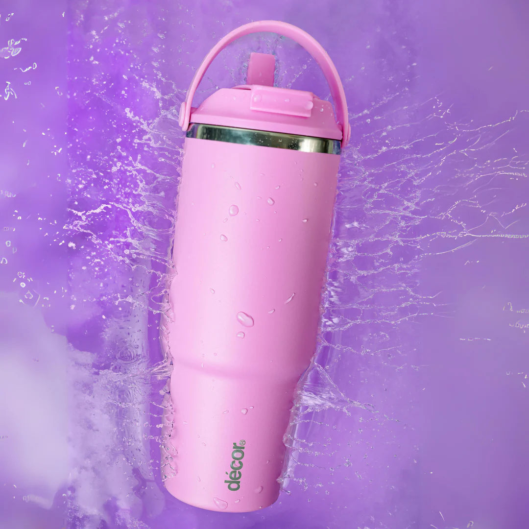 2-in-1 Travel Tumbler Double Wall Stainless Steel 900ml #270200