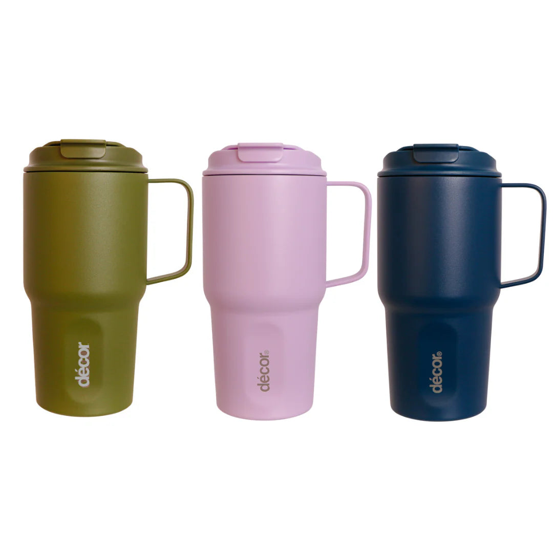 XL Coffee Mug Double Walled Stainless Steel 600ml #270100