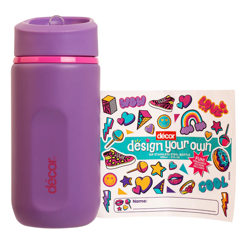 Decor®  Junior Sip Stainless Steel Bottle, 500ml #254977