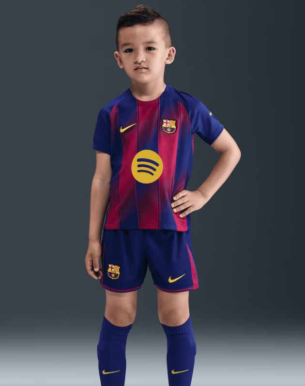 2025/26 FC Barcelona Nike Kids Home Jersey