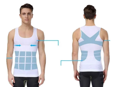 123 Just Shaper/Men's Slimming Compression Shirt