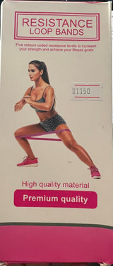 JH60005 5-Piece Hip Resistance Loop Bands