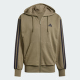 Essentials 3-Stripes Full-Zip Hoodie