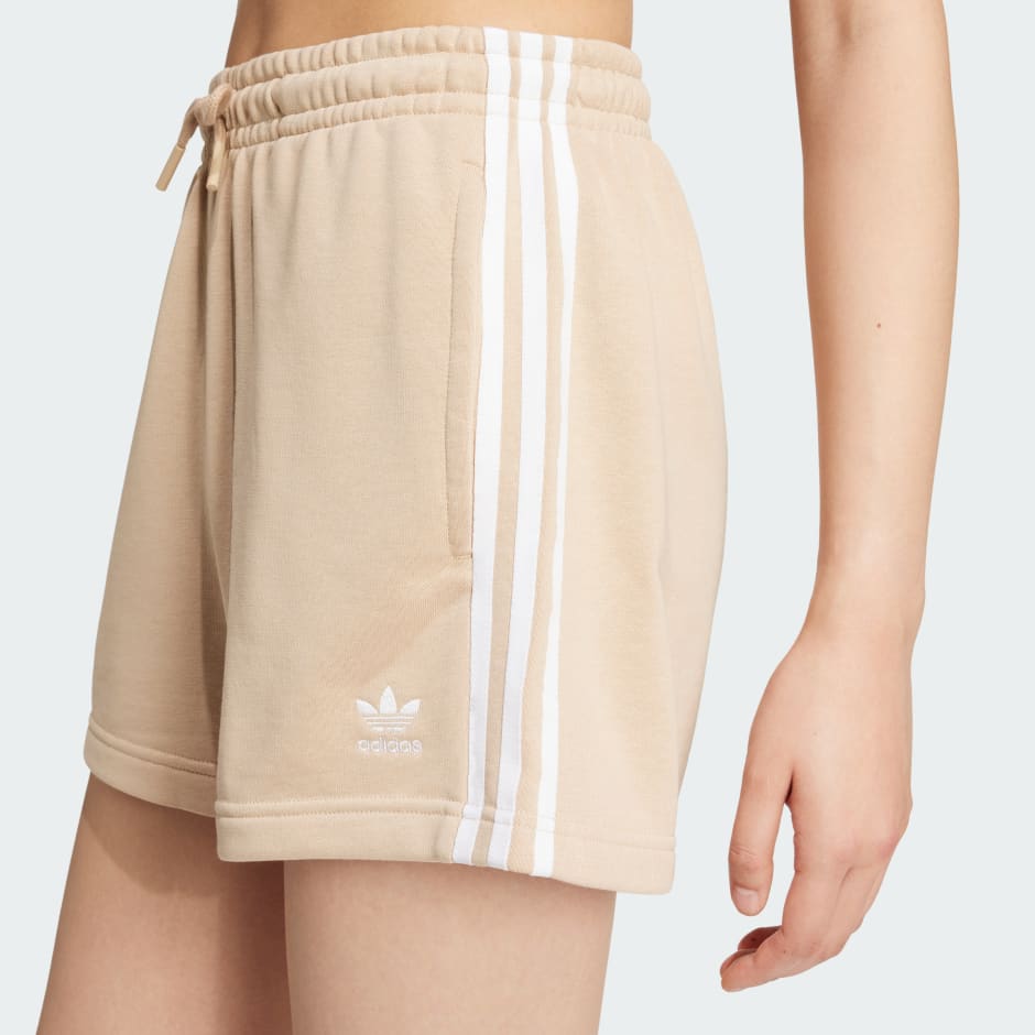 Womens 3 Stripes French Terry Shorts