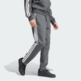 Essentials 3 Stripes Open Hem Fleece Pants