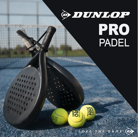 Dunlop Pro Padel, 3-Ball can, Yellow