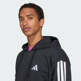 Essentials 3-Stripes Full-Zip Hoodie