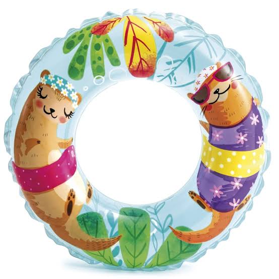 59242 lntex Swiming Ring Transparent Tube
