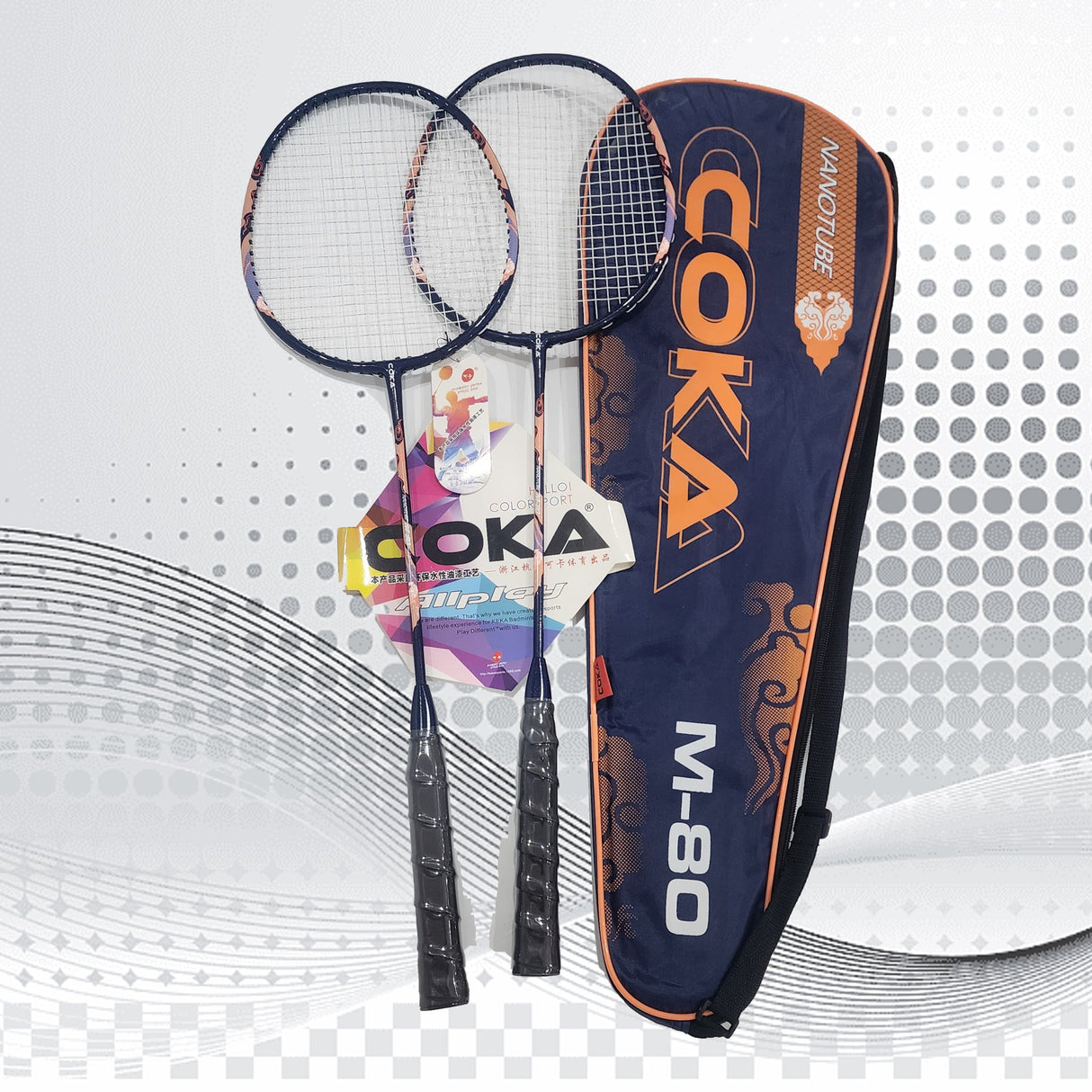 Badminton Racket Pair  Nanotube M80