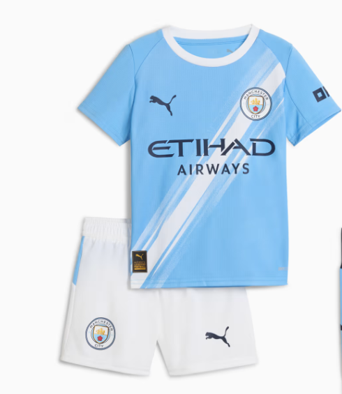 Manchester City Kid's Home Kit 25/26