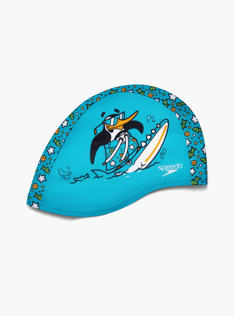 Printed Polyester Cap Chima Azure