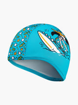 Printed Polyester Cap Chima Azure