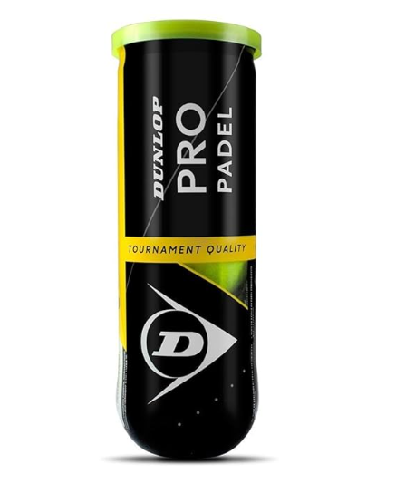 Dunlop Pro Padel, 3-Ball can, Yellow
